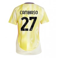 Dres Juventus Andrea Cambiaso #27 Preč pre Ženy 2024-25 Krátky Rukáv